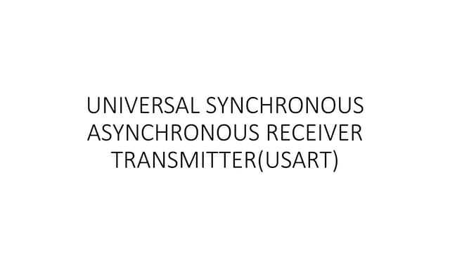 Universal synchronous asynchronous receiver transmitter(usart) and AtoD Coverter