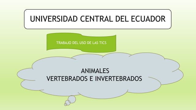 ANIMALES VERTEBRADOS E INVERTEBRADOS