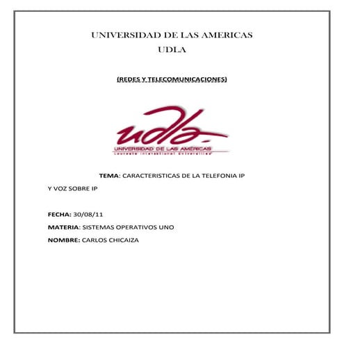 Universidad de las americas