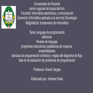 Universidad de panamá kathia j