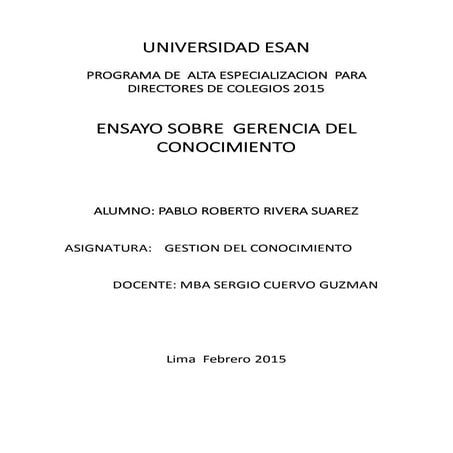Universidad esan