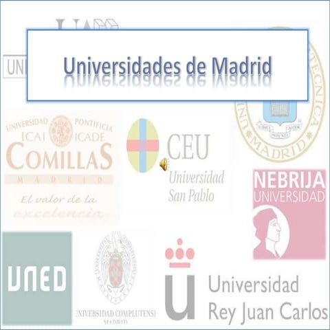 Universidades de madrid | PPTX