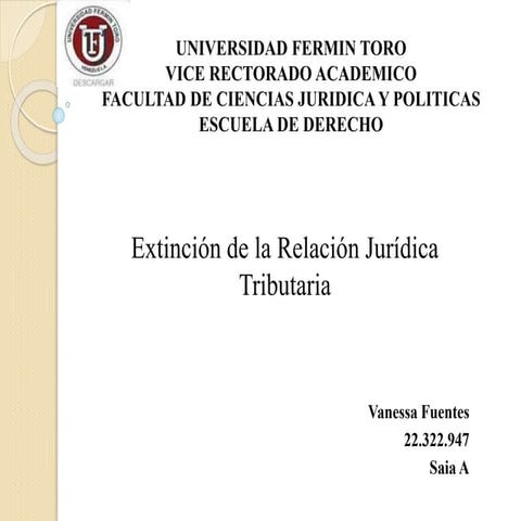 Universidad fermin toro tributario