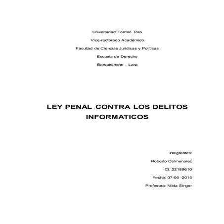 Mapa mental contra los delitos informaticos | PPTX