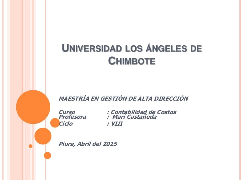 Universidad los ángeles de chimbote Universidad los ángeles de chimbote