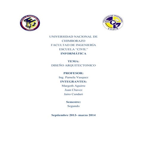 DISEÑO ARQUITECTONICO