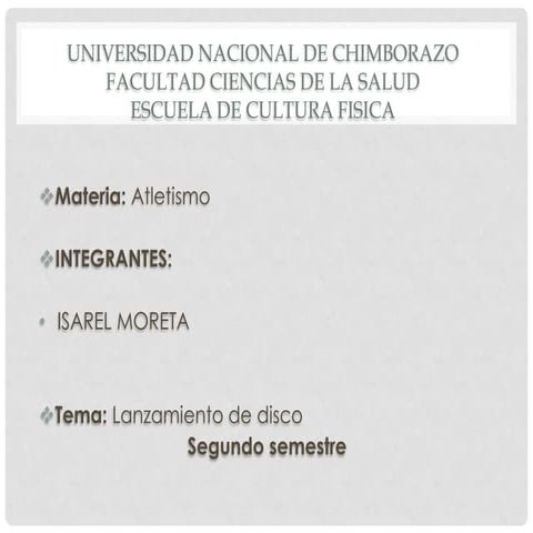 Universidad nacional de chimborazo