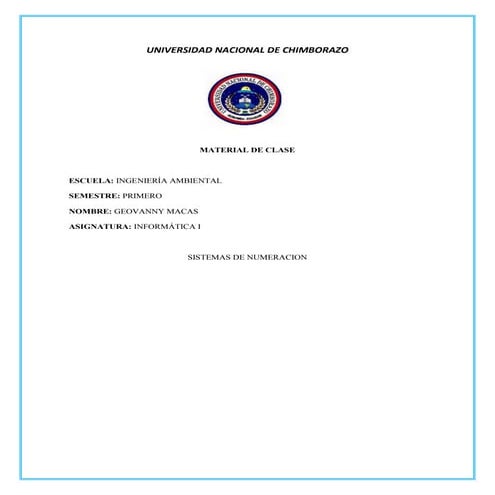 Universidad nacional de chimborazo