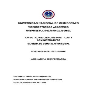 Universidad nacional de chimborazo