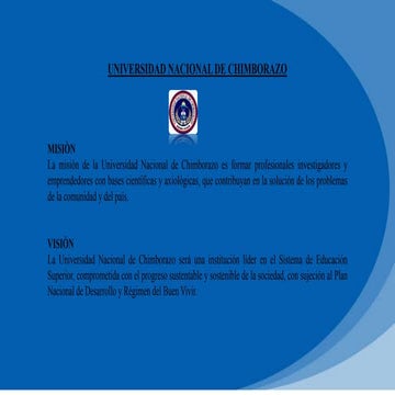 Universidad nacional de chimborazo