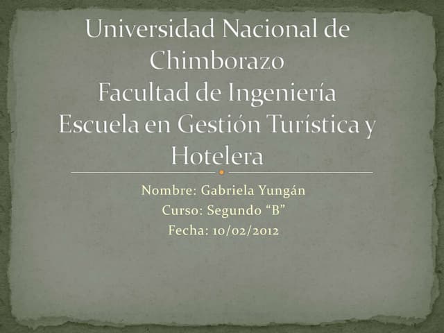 Universidad nacional de chimborazo....