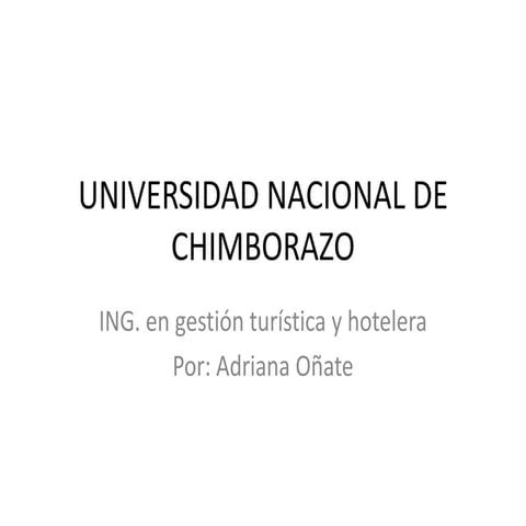 Universidad nacional de chimborazo hotel bellavista
