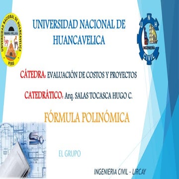 FORMULA POLINOMICA