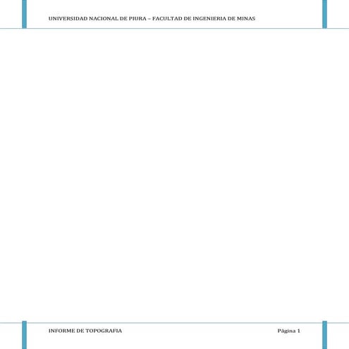 informe de topografía  de alineamiento paralelas perpendiculares y cartaboneo...