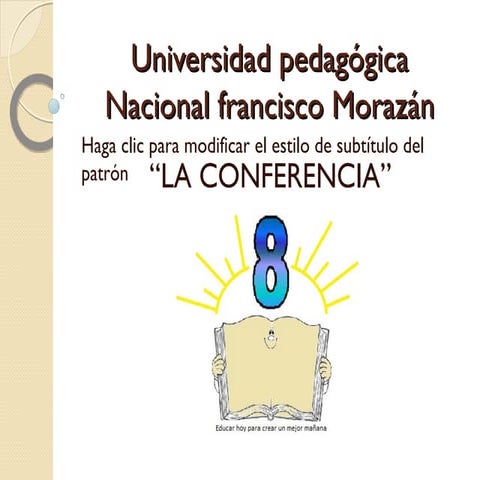 Universidad pedagógica nacional francisco morazán