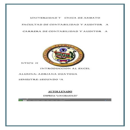 TRABAJO DE EXCEL