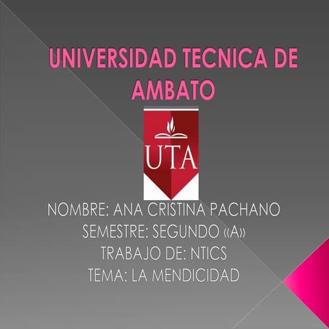 Universidad tecnica de ambato ntics  07052012
