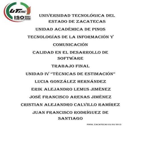 Universidad tecnológica del estado de zacatecas