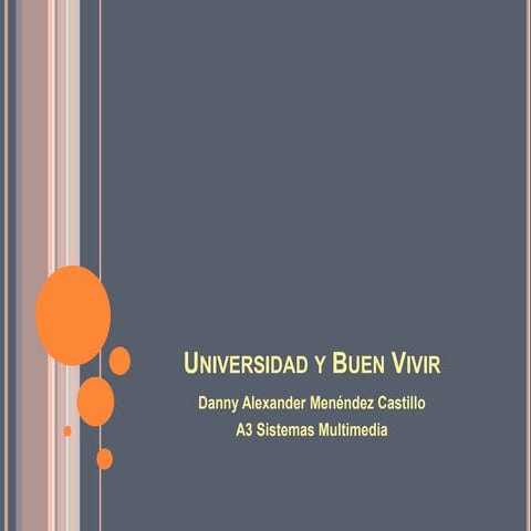 Universidad y buen vivir