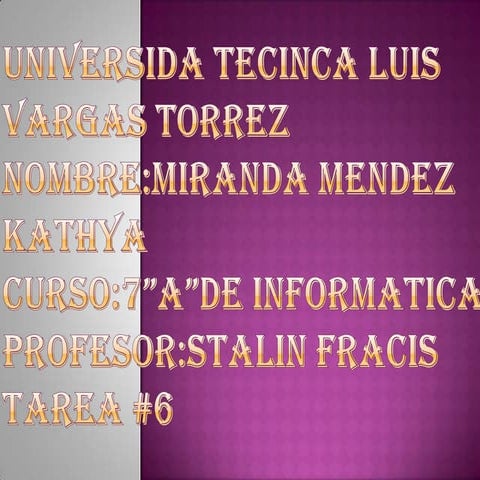 Universida tecinca luis vargas torrez de mirand