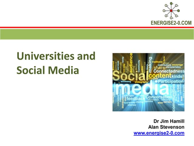 Universities and Social Media