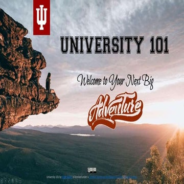 University 101 - Mike Sellers