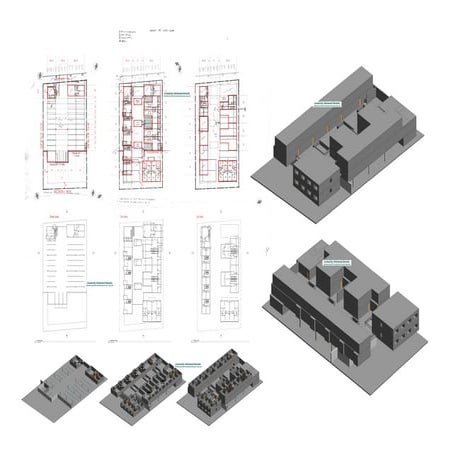COMMERCIAL BUILDING REVIT 3D - Sheet - A102 - LEVEL 2 | PDF