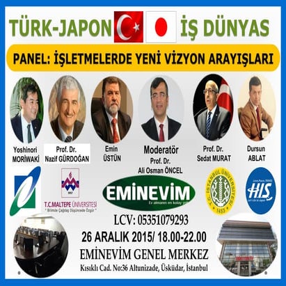 TÜRK JAPON İŞ VE ÜNİVERSİTE BULUŞMASI