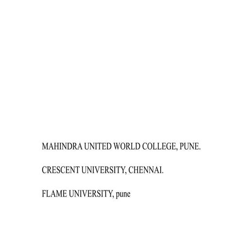 University campus literature study