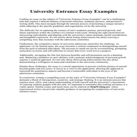 University Entrance Essay Examples.pdf