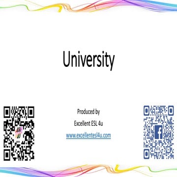 ESL University Flashcards