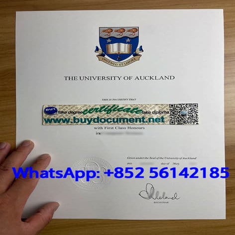 University of Auckland diploma for sale.