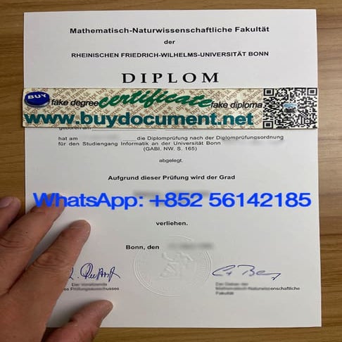 University of Bonn diploma. University of Bonn degree