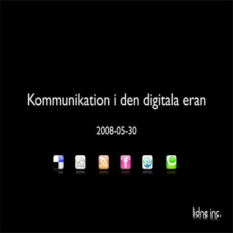 Kommunikation i den digitala eran