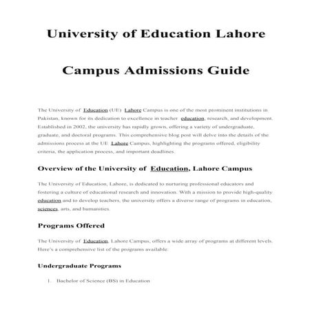 University of Education Lahore Campus Admissions Guide.pdf