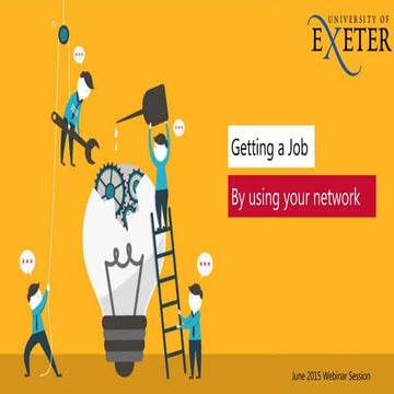 University of exeter networking & jobs (2015 06-23)