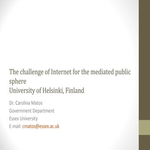 University of Helsinki 4 - Internet for the public interest