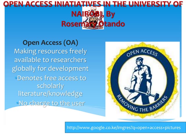 University of Nairobi, Open Access Initiatives