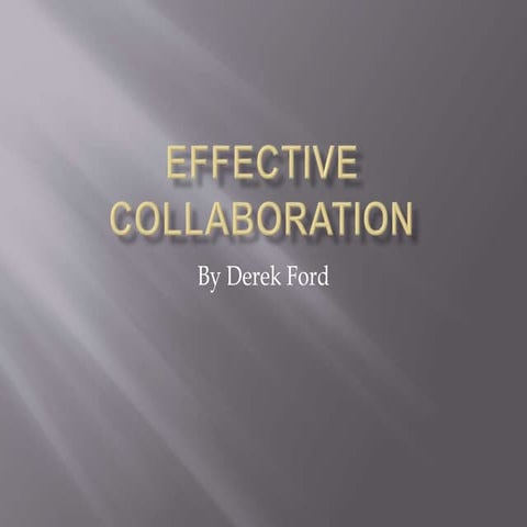 Collaboration Presentation 
