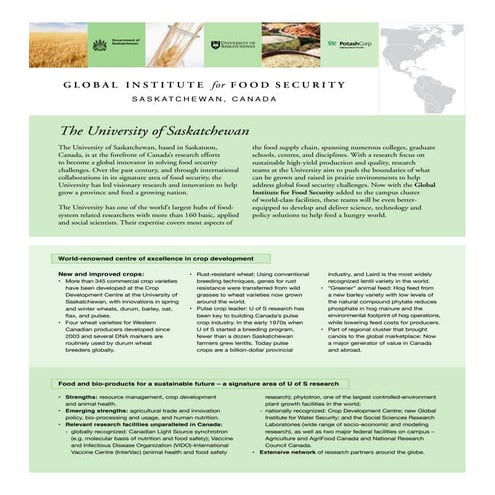 University of saskatchewan