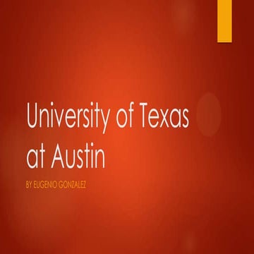 University of Texas at Austin | PPT