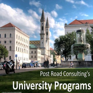 University Programs from Post Road ...