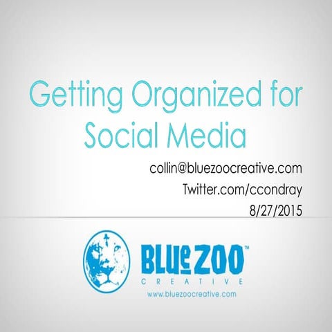 Social Media Strategy Talk For University Relations