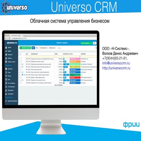 Руководство пользователя по amoCRM | PPTX