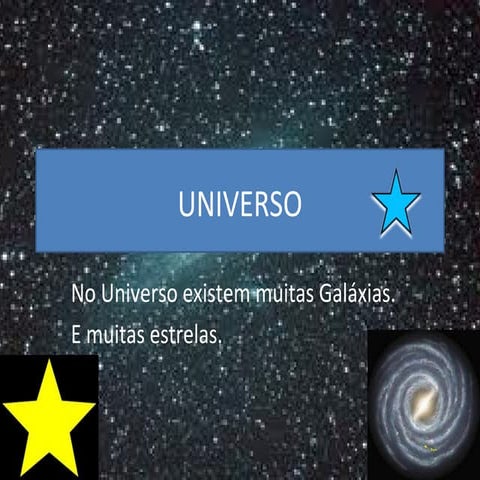 O que sei sobre o Universo