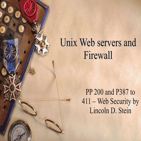 Unix Web servers and FireWall
