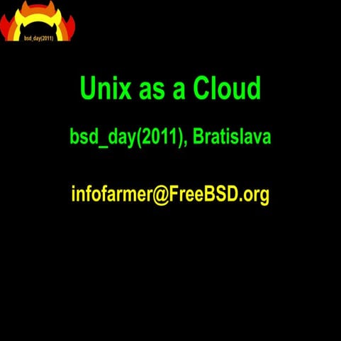 Unix as a Cloud