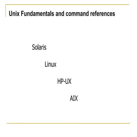 Unix commands | PPT