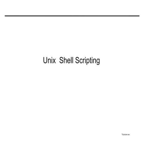 Unix fundamentals and_shell scripting | PPT | Operating Systems ...