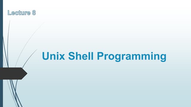 Linux Operating System. Unix_Lec-6.pptx